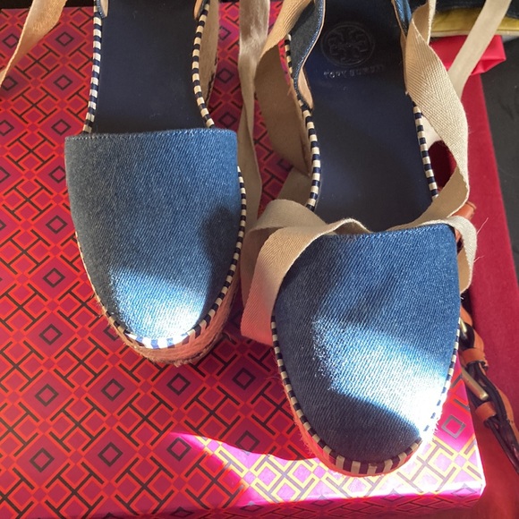 Tory Burch denim Espadrilles - Picture 2 of 4